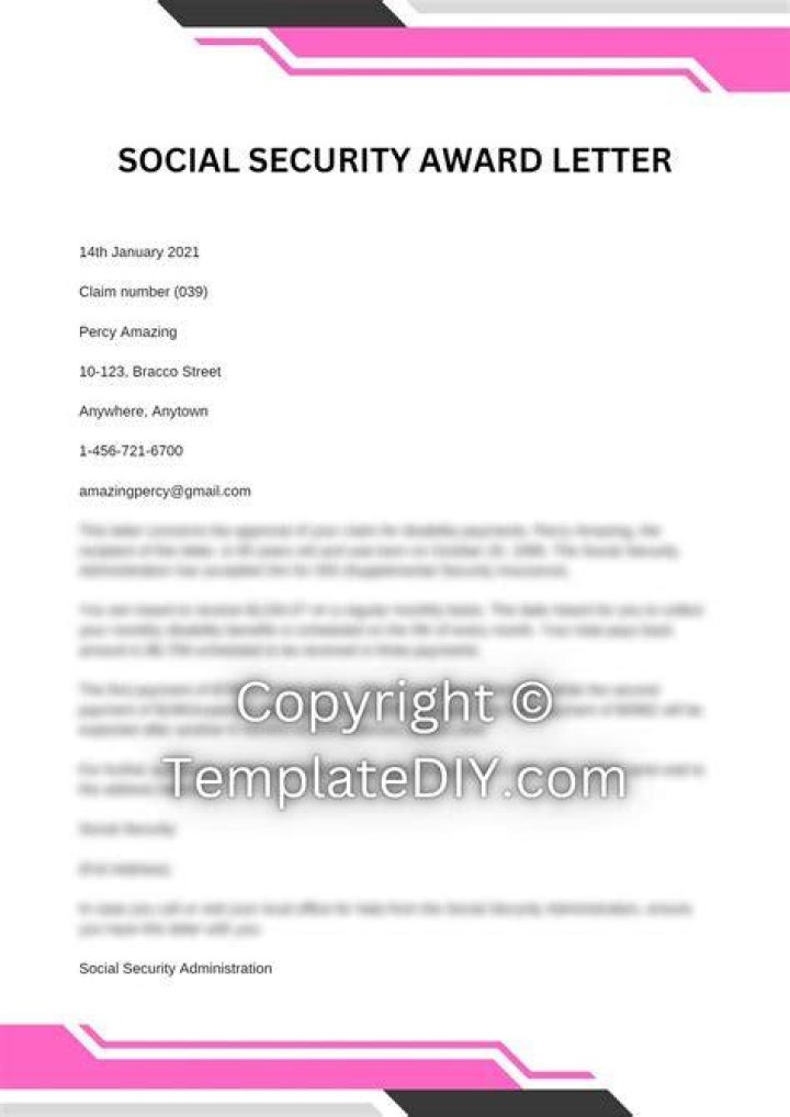 Can I get a copy of my Social Security award letter online?