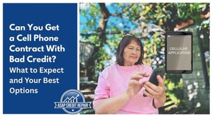 Can I get a phone contract with bad credit?