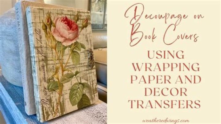 Can you decoupage wrapping paper?