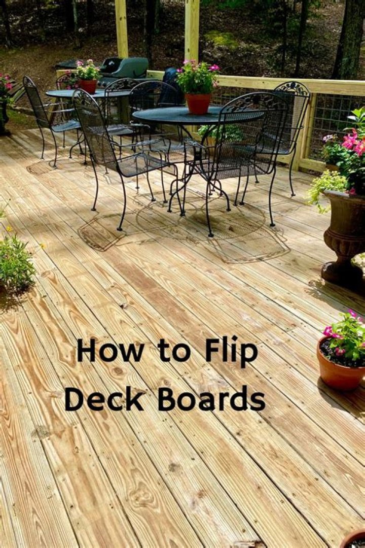 Can you flip deck boards?
