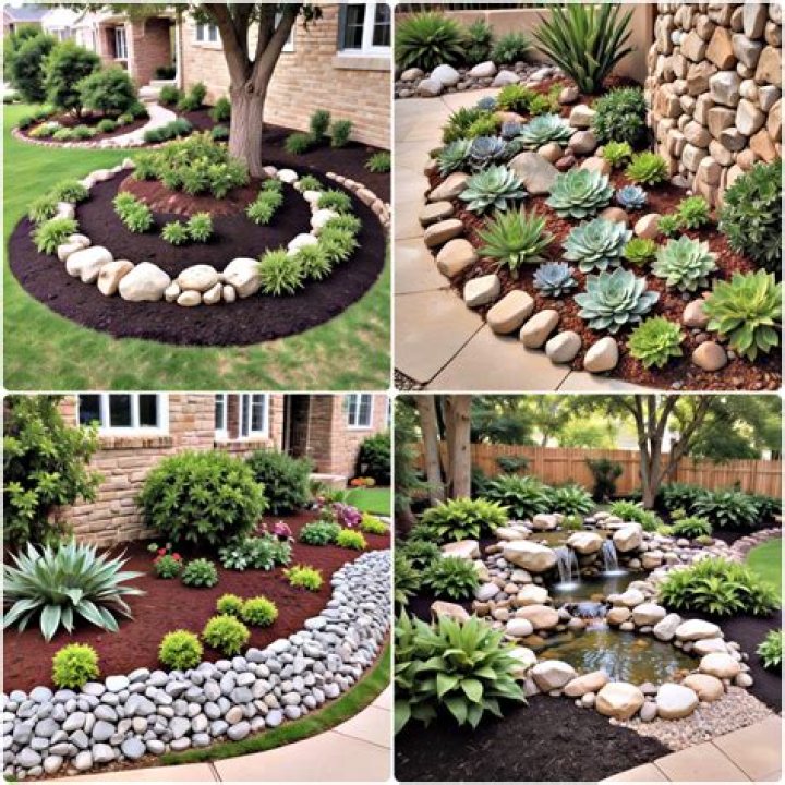 Can you plant succulents in mulch?