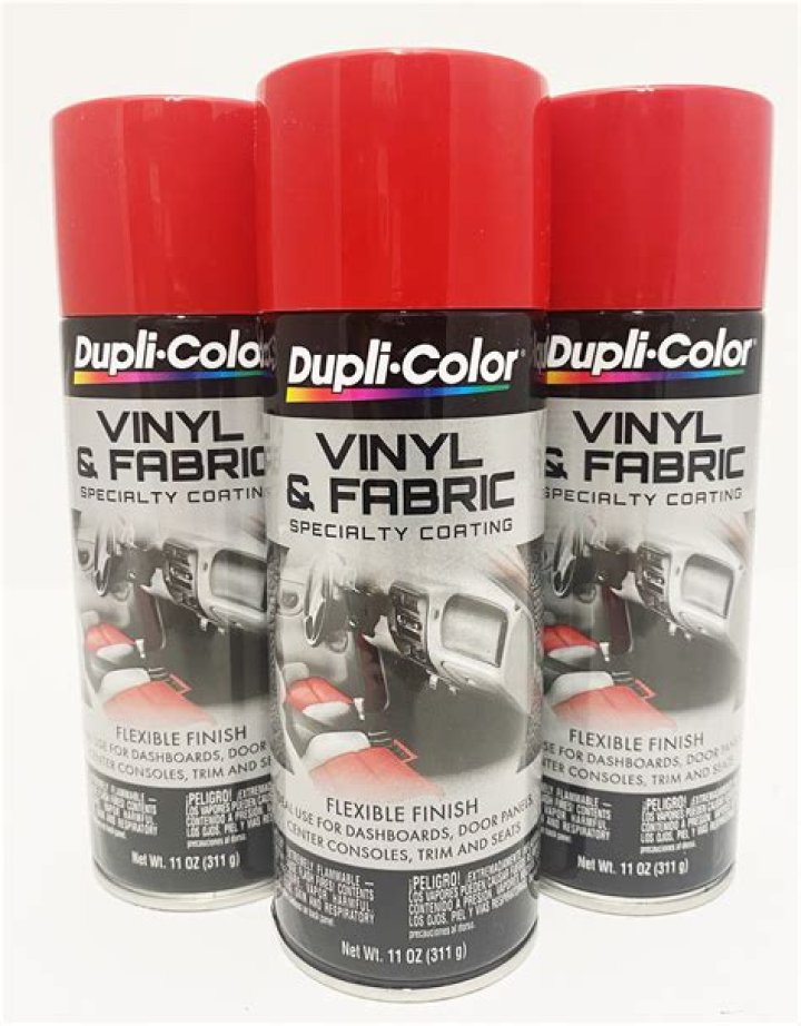 Can you spray paint vinyl fabric?