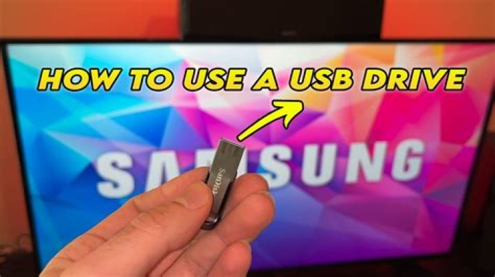 Can you use a flash drive on a smart TV?