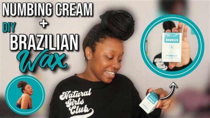 Can you use numbing cream before a Brazilian wax?