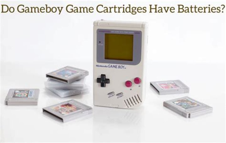 Do Game Boy cartridges have batteries?
