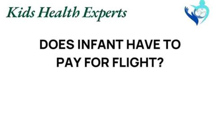 Do infants pay for flight tickets?