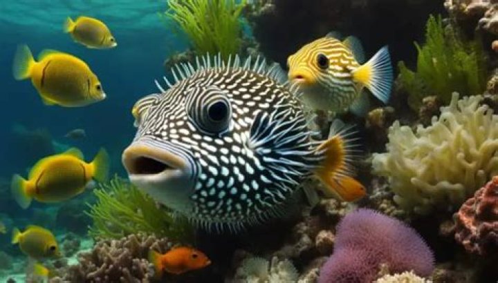 Do puffer fish eat their babies?