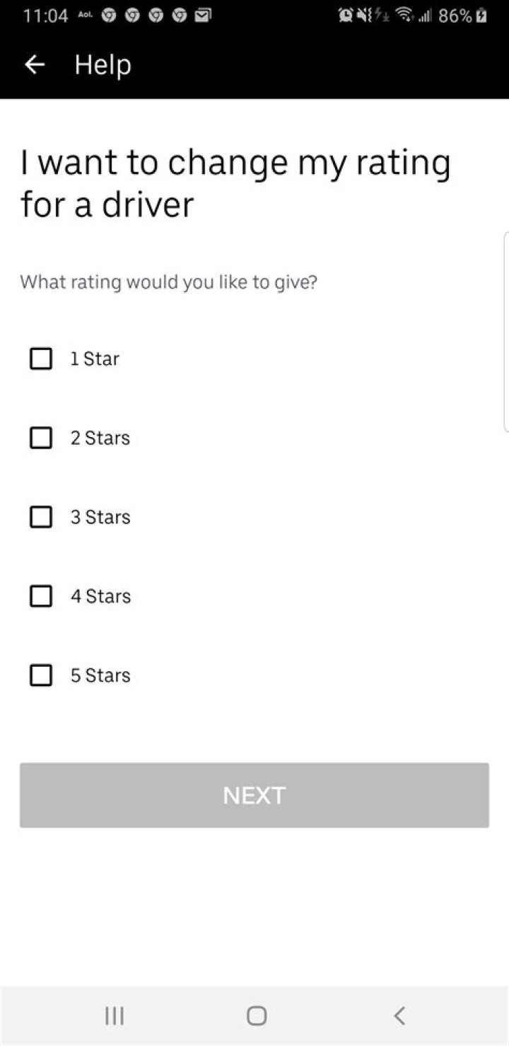 Do you have to rate your Uber driver?