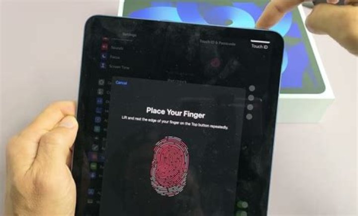 Does my iPad have fingerprint recognition?