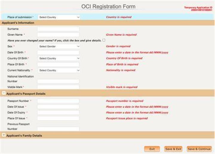 Does OCI application need to be notarized?