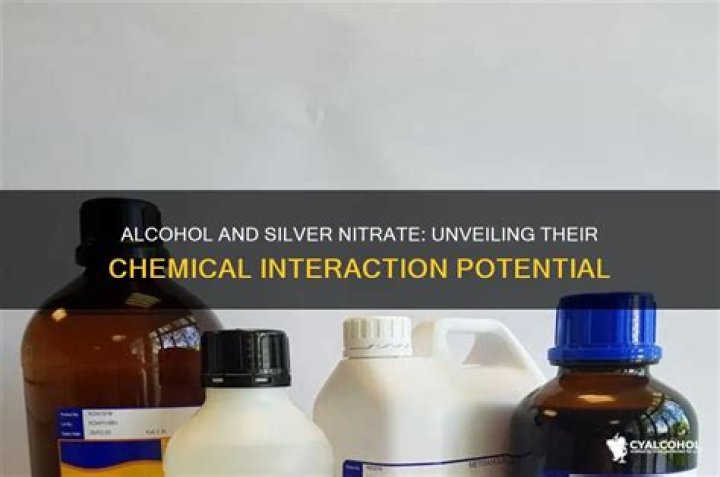 Does silver react with alcohol?