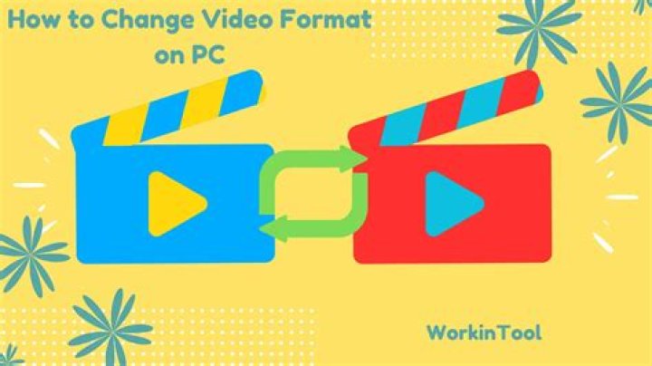 How can I change video format?