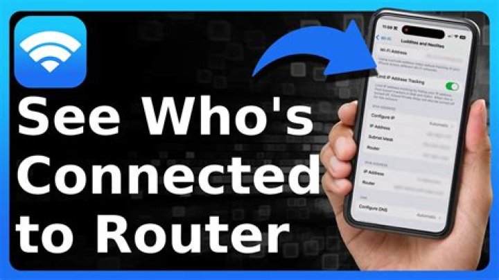 How can I check what's connected to my router?