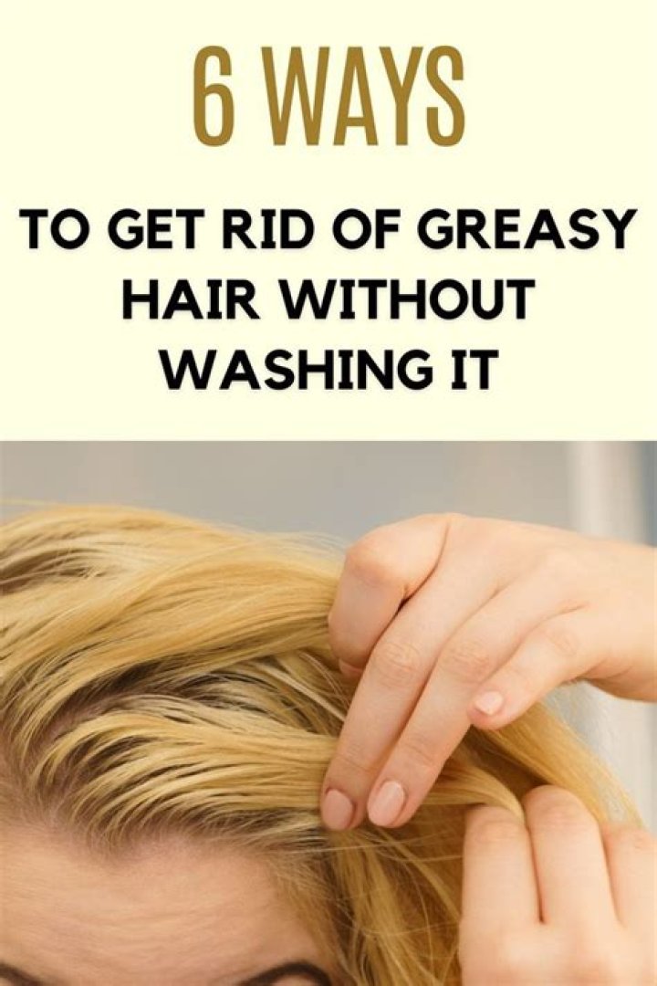 How can I degrease my hair without washing it?