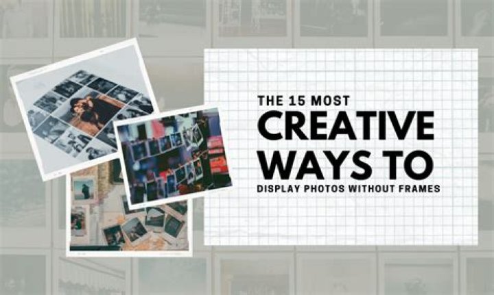 How can I frame a picture without a frame?