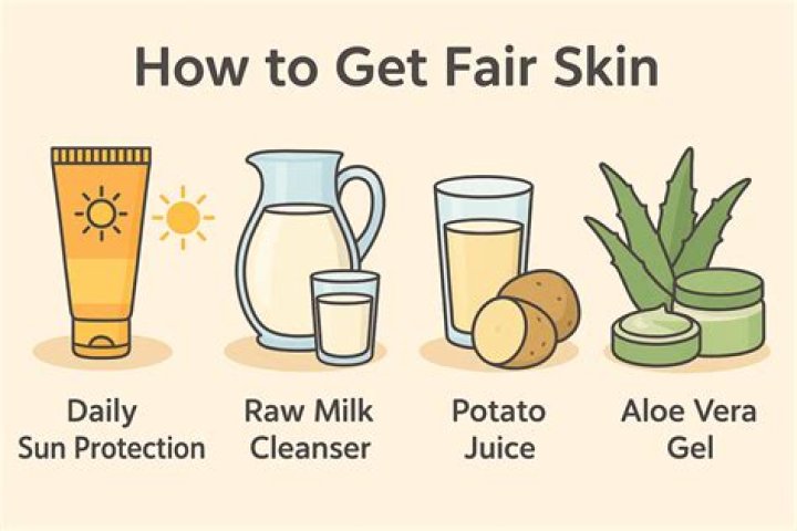 How can I get fair skin in 2 minutes?