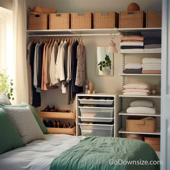 How can I organize my small apartment without a closet?