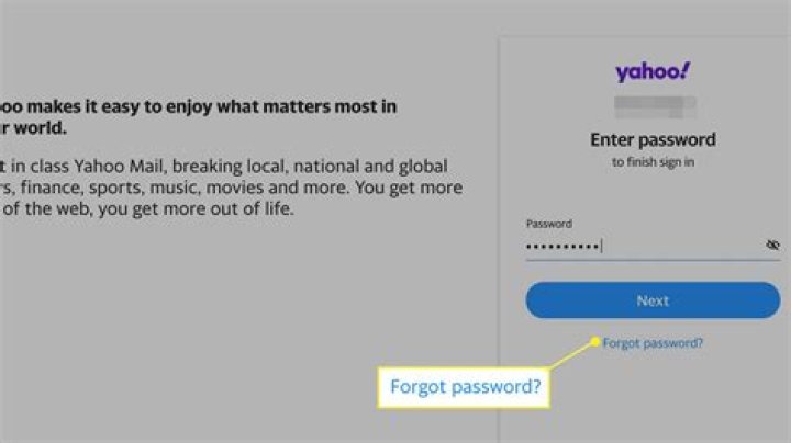 How can I recover my Yahoo password using Facebook?