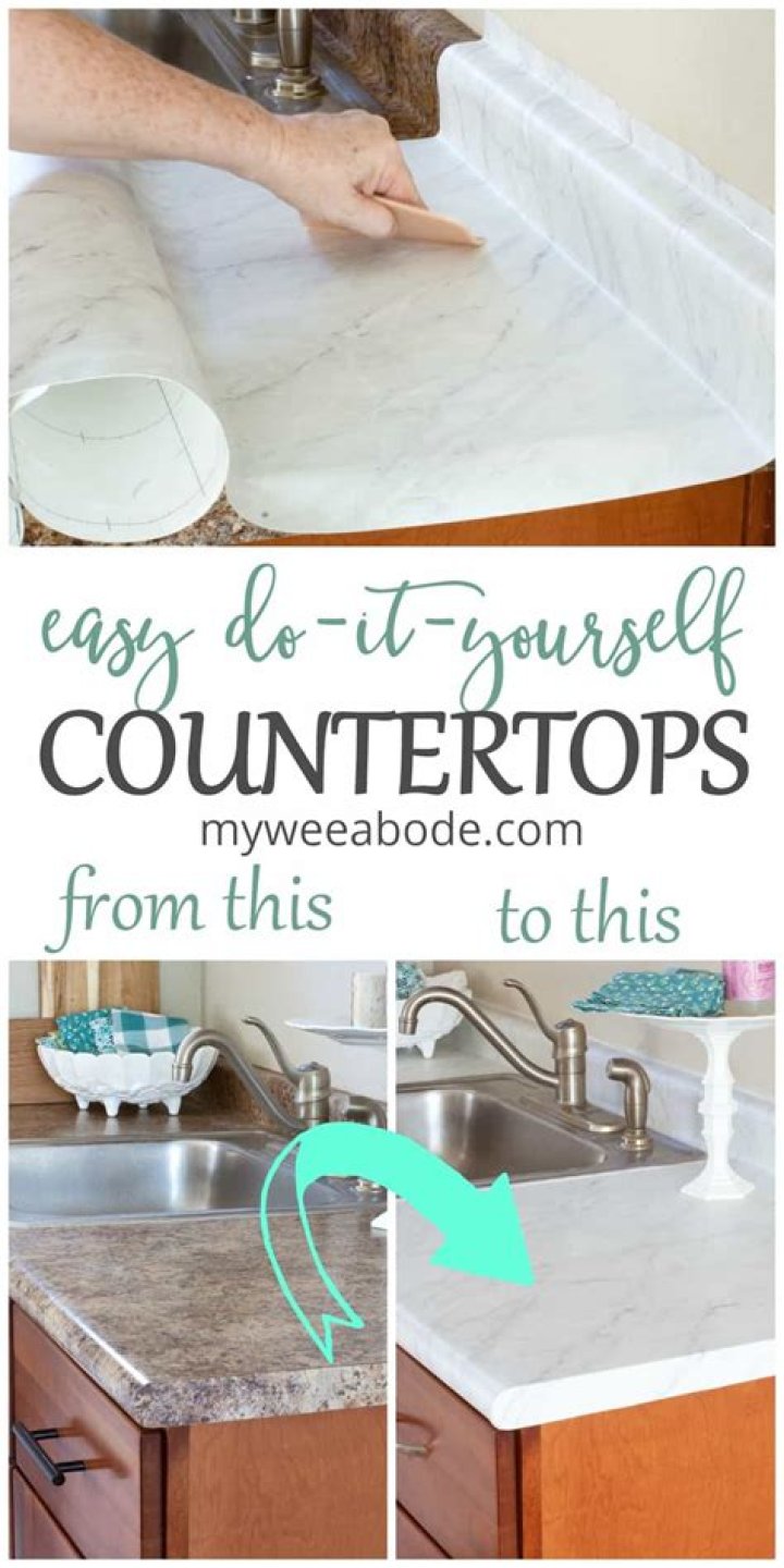 How can I update my countertops cheap?