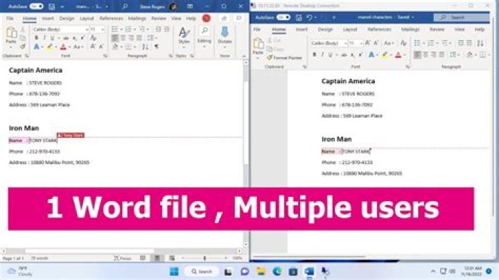 How can multiple users edit a Word document?