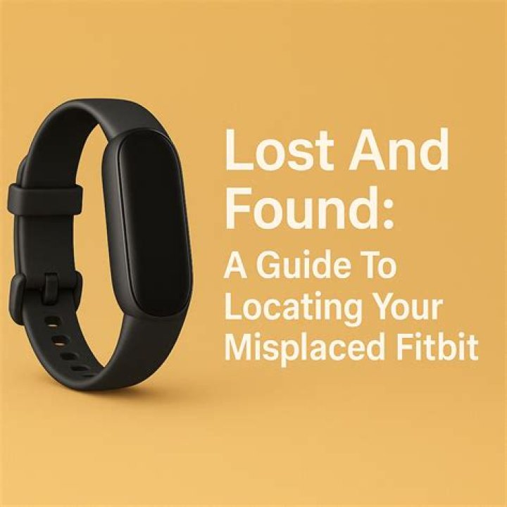 How can you track a lost Fitbit?