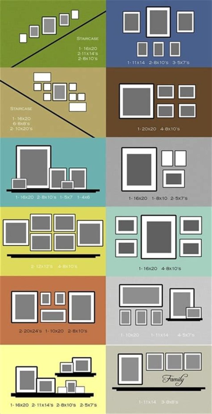 How do I arrange a framed picture in a table?