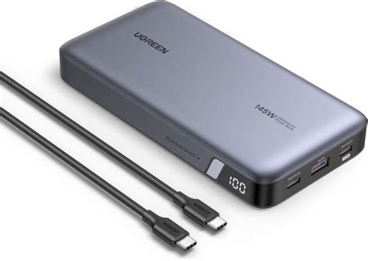 How do I charge my portable USB charger?