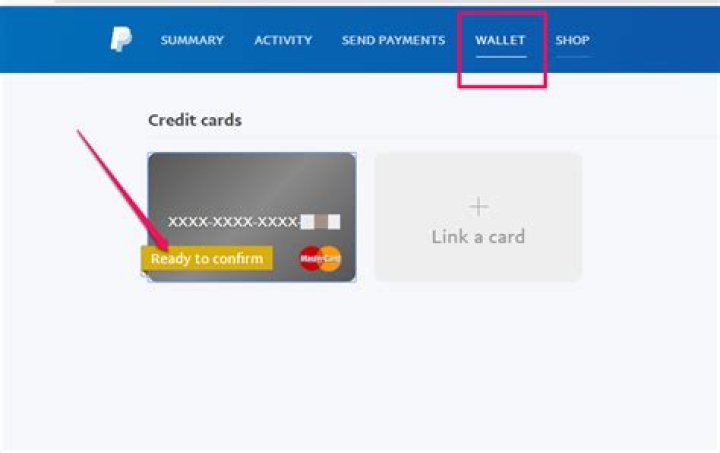 How do I confirm my visa on PayPal?