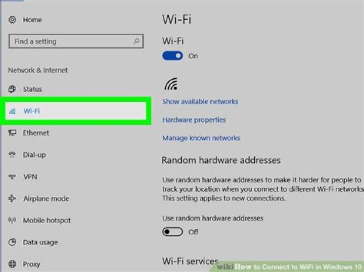 How do I connect to WiFi on my HP laptop?