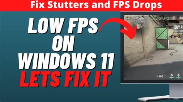 How do I fix low fps in games Windows 10?