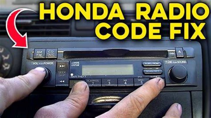 How do I get the radio code for my 2005 Honda Civic?