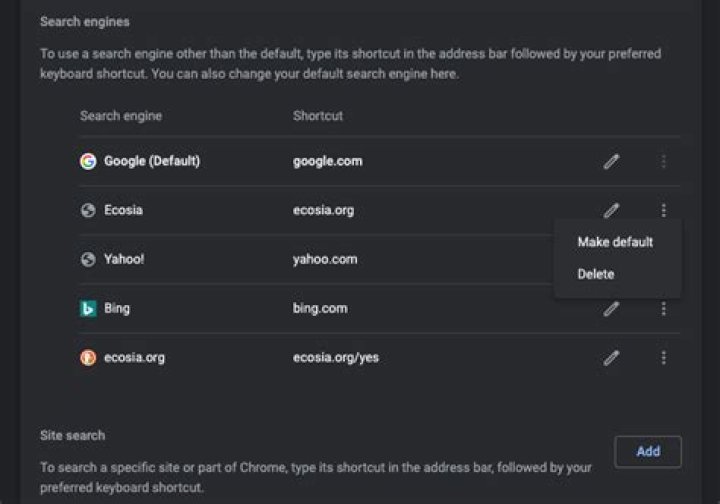 How do I make Google my default search engine in Chrome?