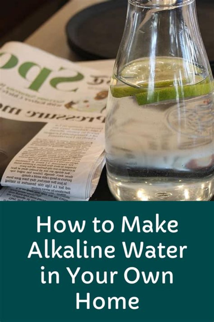 How do I make my water more alkaline?