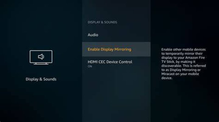 How do I mirror Windows 10 on fire stick?
