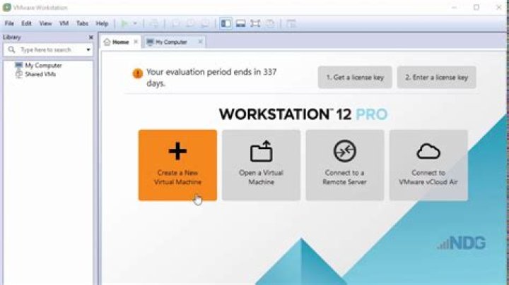 How do I run a VMware workstation?