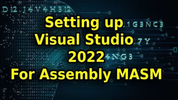 How do I run Masm in Visual Studio?