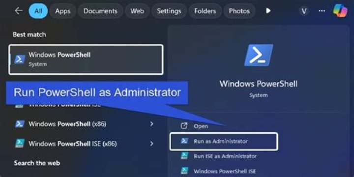 How do I run PowerShell as administrator in PowerShell?