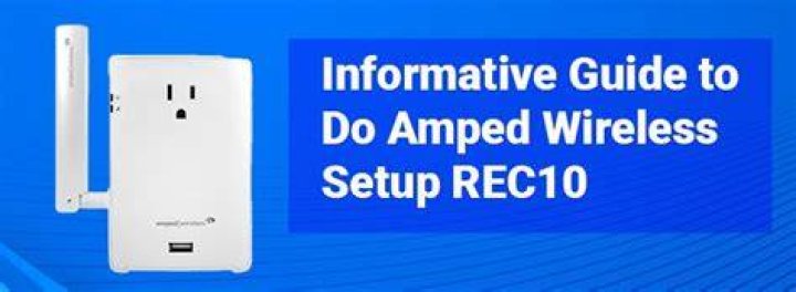 How do I setup my Amped Wireless rec10?