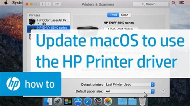 How do I update my Epson printer driver on my Mac?