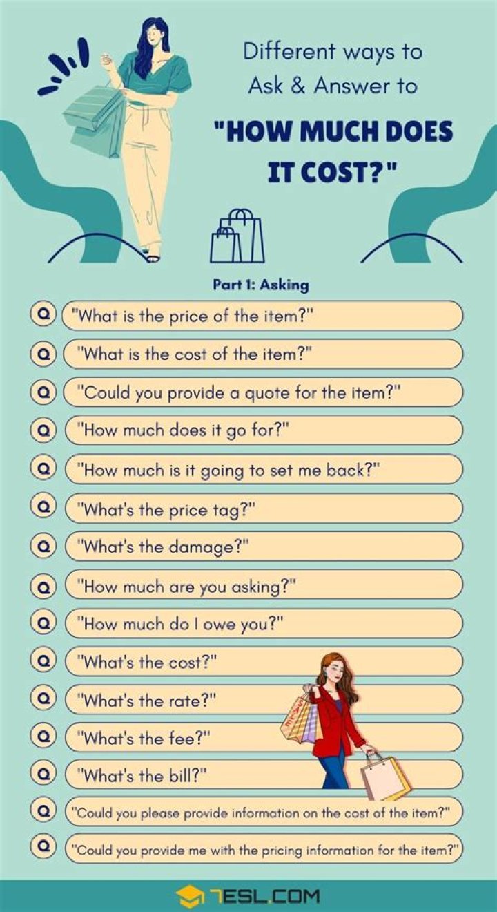 How do you ask the price in French?