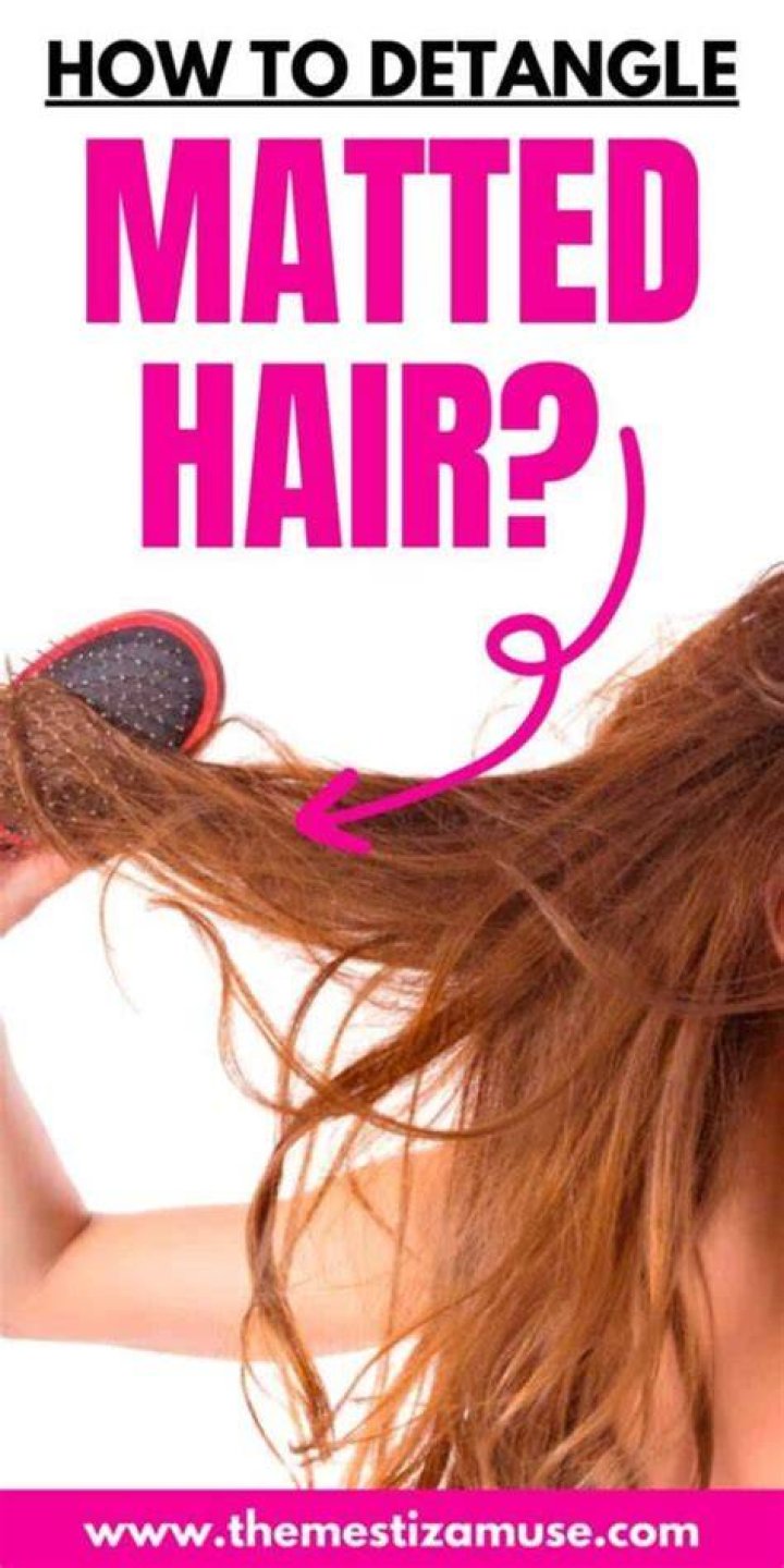 How do you detangle a twisted hair?