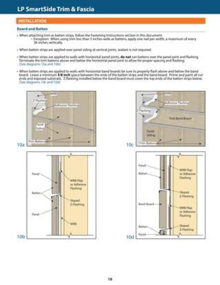 How do you fasten LP smart siding?