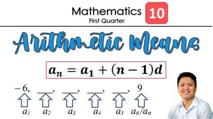 How do you find the arithmetic mean and harmonic mean?