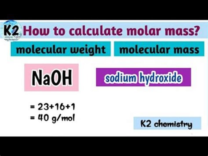 How do you find the molecular weight of NaOH?