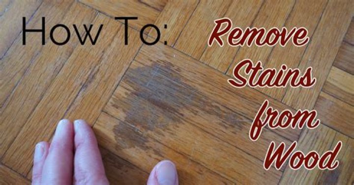 How do you fix stained wood stains?