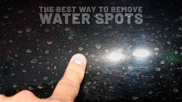 How do you get rid of water spots on a jet ski?