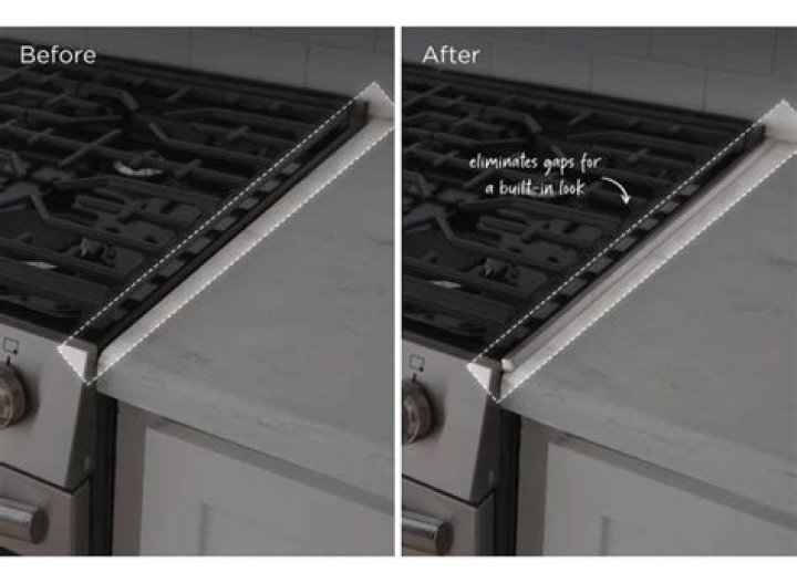 How do you install a range trim kit?