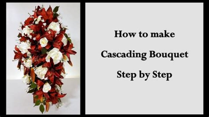 How do you make a cascading bouquet?