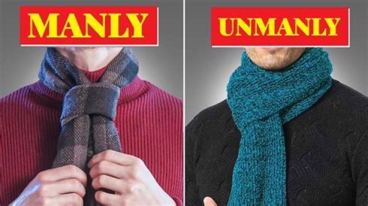 How do you make a scarf for guys?