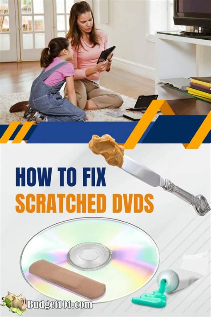 How do you make a scratched DVD work?